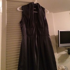 A gray medium gray dress made of polyester