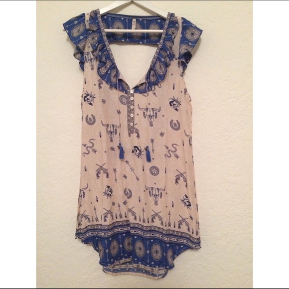 Spell Designs Coyote Backless Shift Dress