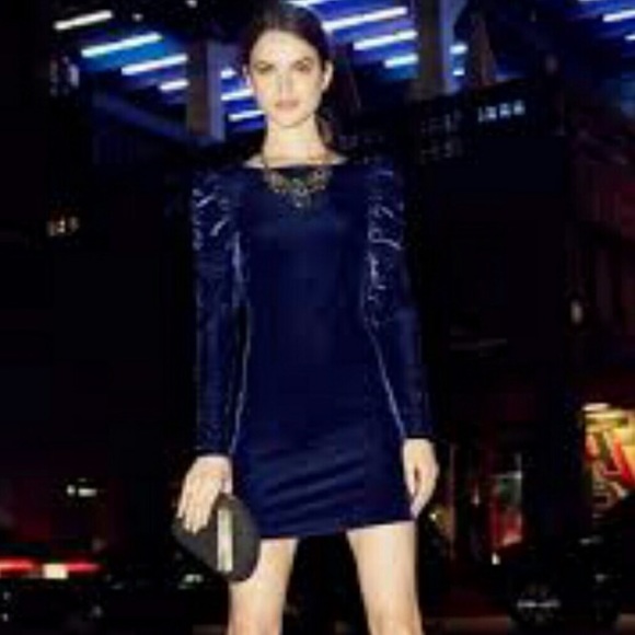 Leith Velour Body-Con Dress