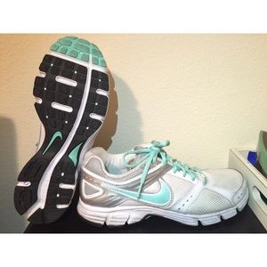 Mint & Silver Nike Downshifter Running Shoes