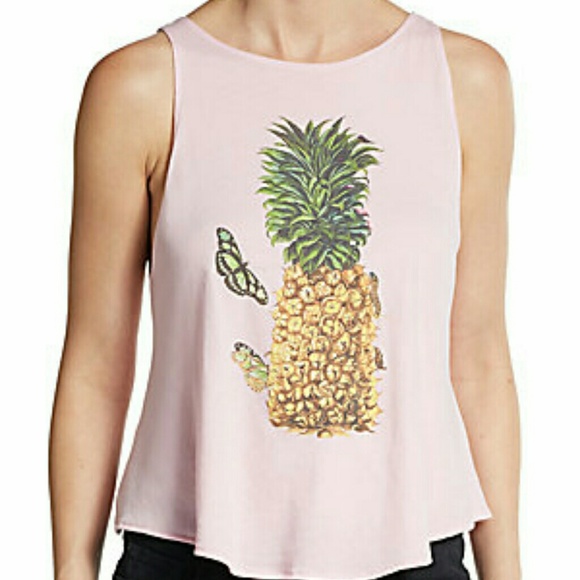 Wildfox pineapple tank size xs