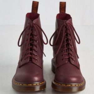 Burgundy Doc Martens