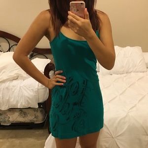 Green Mini Dress