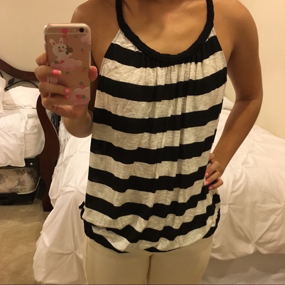 Striped Halter Top