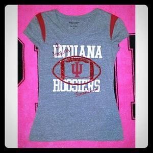 Indiana Hoosiers Sparkly Tee Small