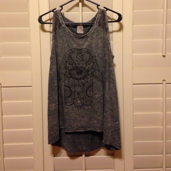 Blue "Hamsa" Shirt