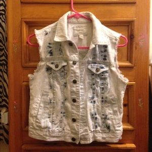 Forever 21 Jean Vest