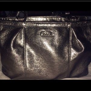 Metallic Coach Bag