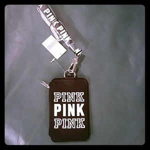 Pink ID Lanyard