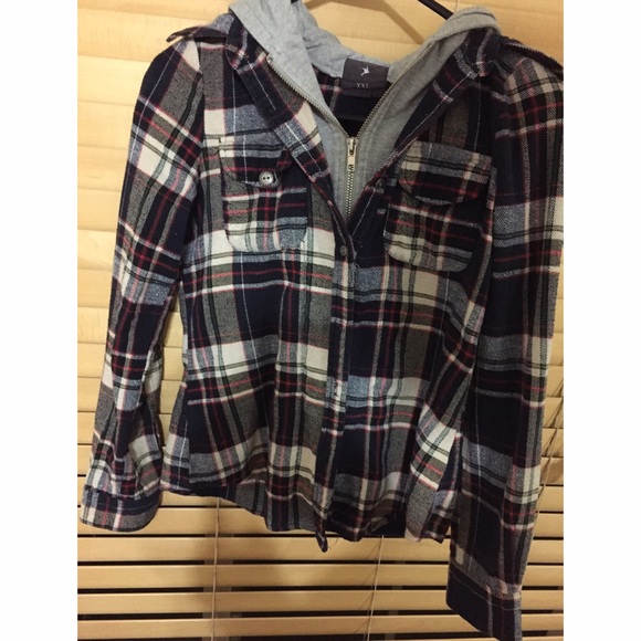 Zip up jacket flannel
