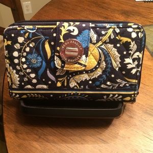 Vera Bradley large wallet.