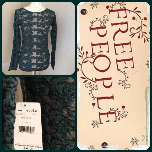 FINAL SALE 🆕FP loral textured sheer pullover - Picture 4 of 4