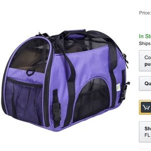 Never used new pet dog cat carrier