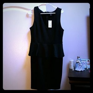 Nicole Miller peplum cocktail dress