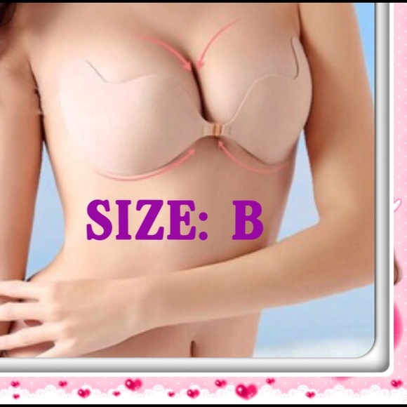 Women's Silicone Strapless Bra Size: B