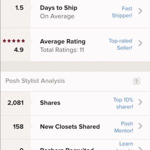my ratings as a seller!