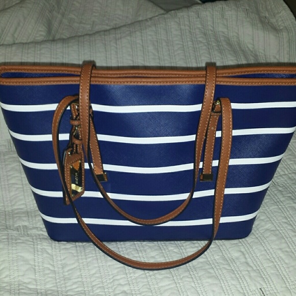 Striped Aldo purse
