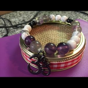 Channeled high vibration gemstone bracelet