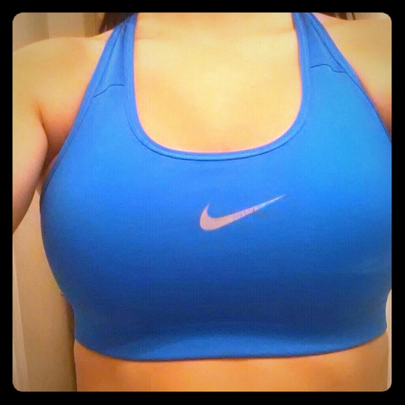 Nike Other - Nike dri fit sports bra electric blue