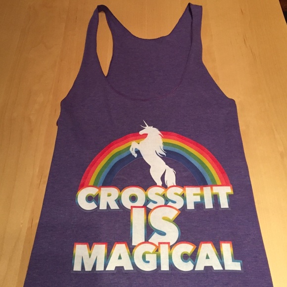 Purple "Crossfit is Magical" Workout Tank