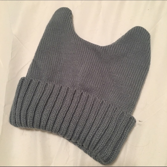 Cute gray / grey bear beanie