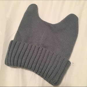 Cute gray / grey bear beanie