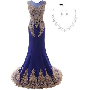 Blue Prom Dress