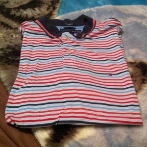 Mens striped Tommy Hilfiger Polo