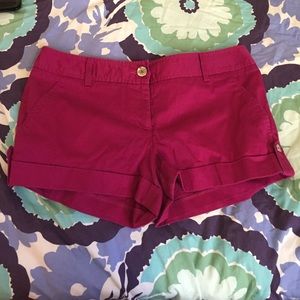 Express pink shorts
