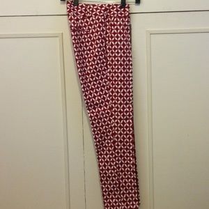 LOFT skinny Marissa printed pants