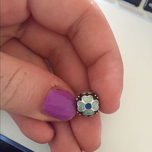 Blue Flower Pandora Charm
