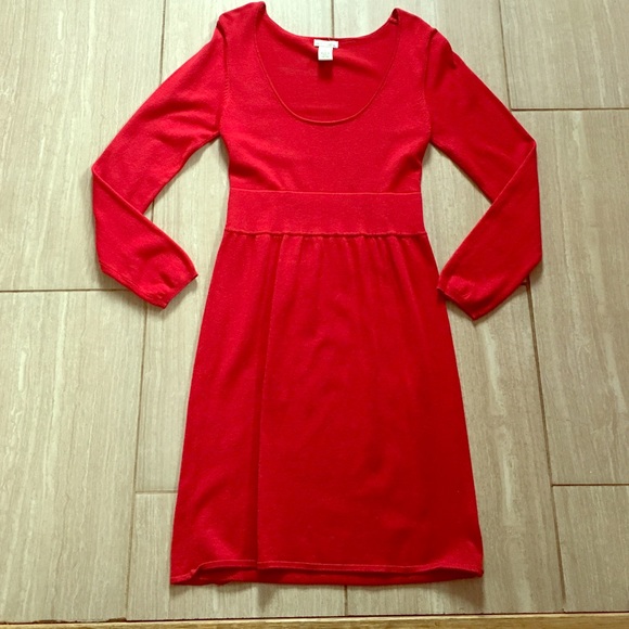 Red Sweater Dress