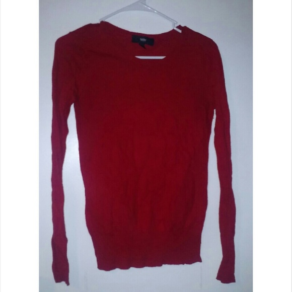 Brand new Mossimo Black red sweater