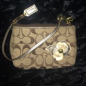 Authentic coach wallet/wristlet
