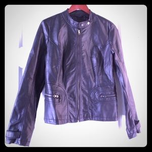 😎Black Vegan Moto Jacket😎