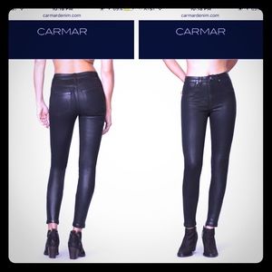 NWOT Carmar skinny black jeans