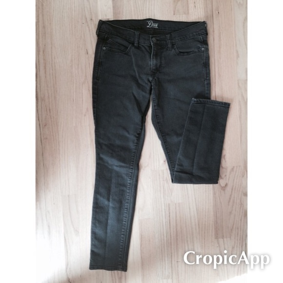 Faded black jeans
