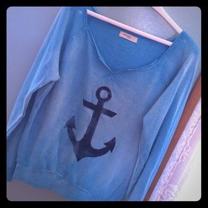 Ocean Drive anchor sweatshirt