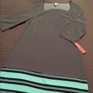 Color Blocking Striped Dress