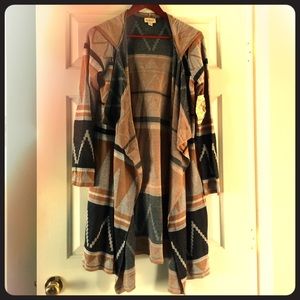 ☀️NWT Hooded Open Front Cardigan☀️