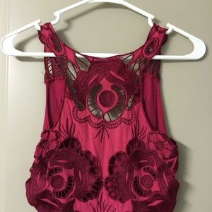 Magenta Poppy Dress