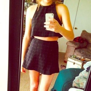 AA lulu grid set in black