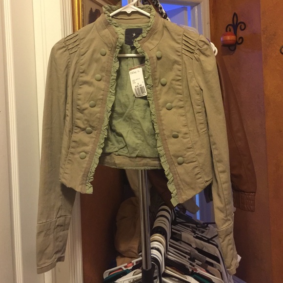 Forever 21, olive jacket, small