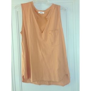 Gold Madewell Muscle Tee