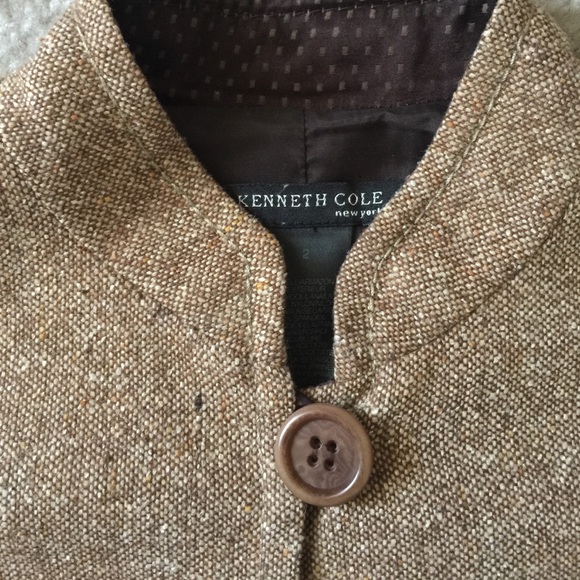 Light brown tweed-like suit jacket - Picture 2 of 4