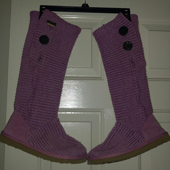 Tall crochet UGG boots