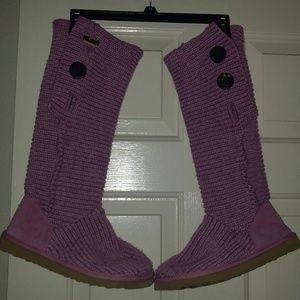 Tall crochet UGG boots
