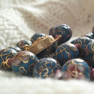 Antique. Hand Knotted Cloisonne.