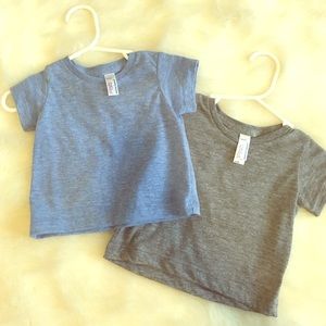 NWOT SET of 2 American apparel baby tee shirts