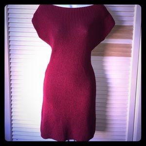 Red winter dress